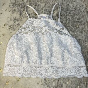 5 for $25🔥Mae White Lace Bralette XL